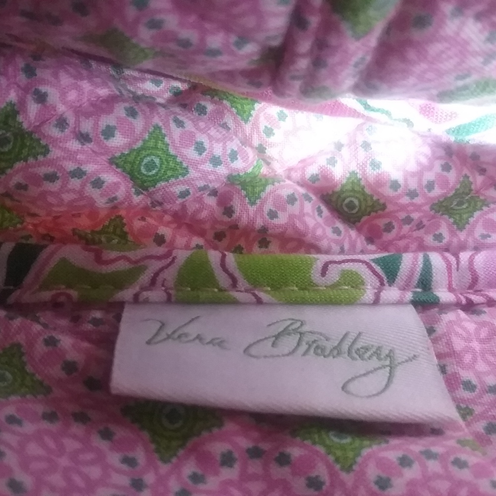 LIKE NEW! Vera Bradley Pinwheel Pink Organizer Bag - Picture 8 of 8